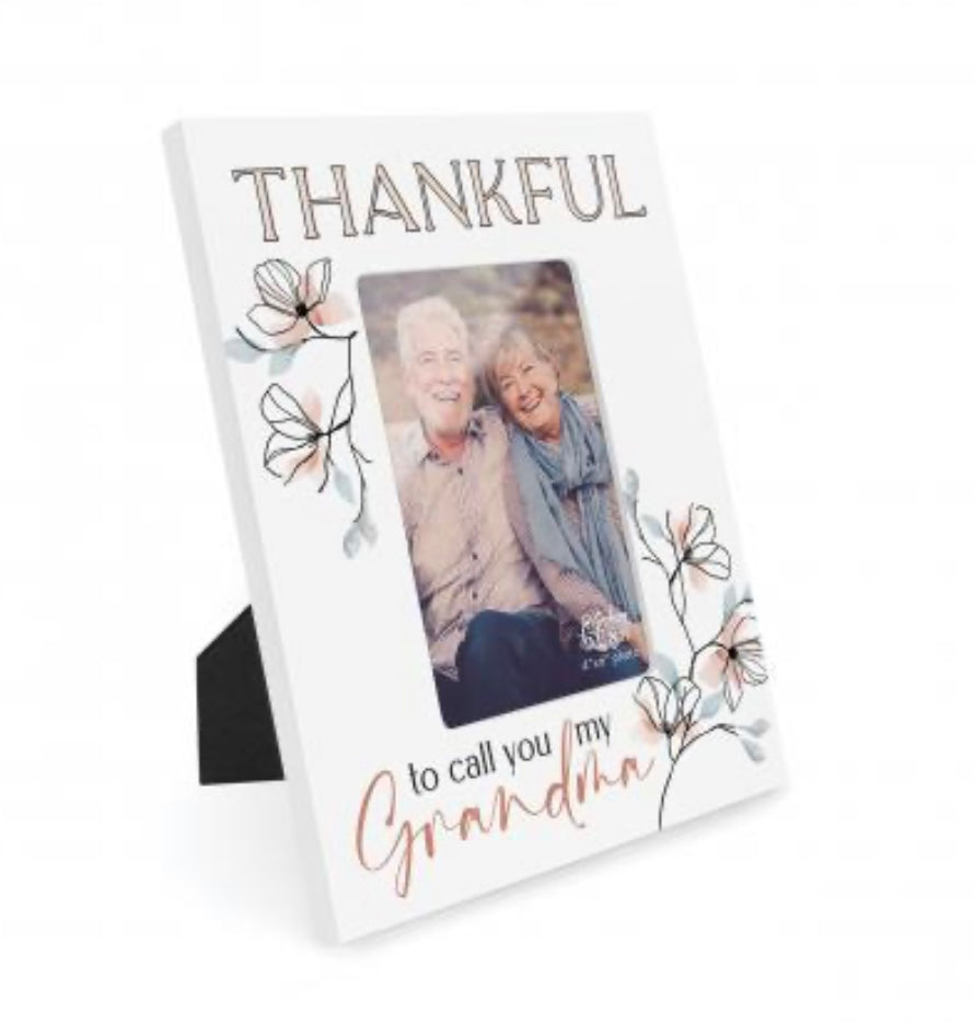 Thankful to call you Grandma Photo Frame