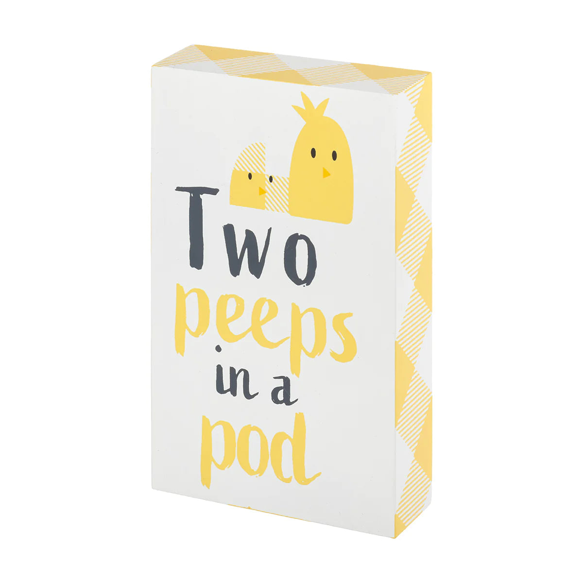 Two Peeps Chick Block