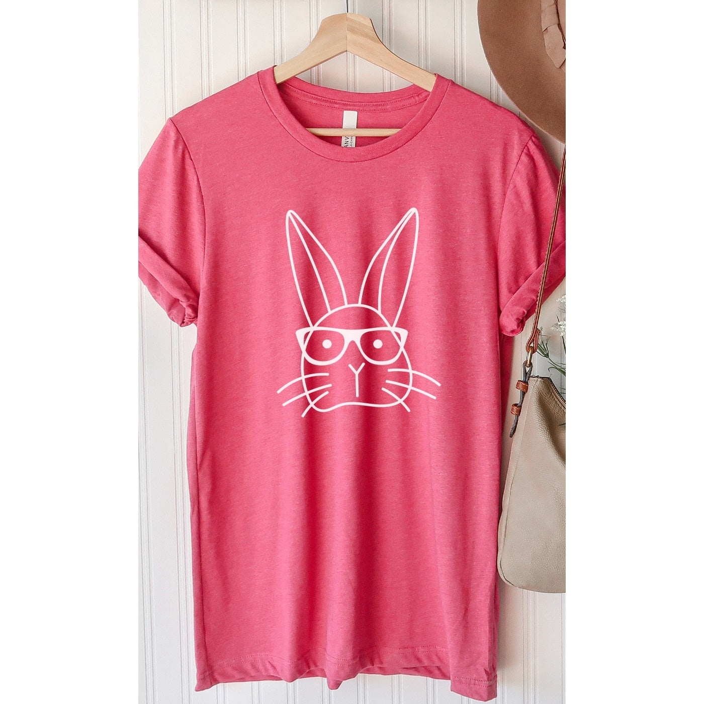 Bunny with Glasses Graphic Tee