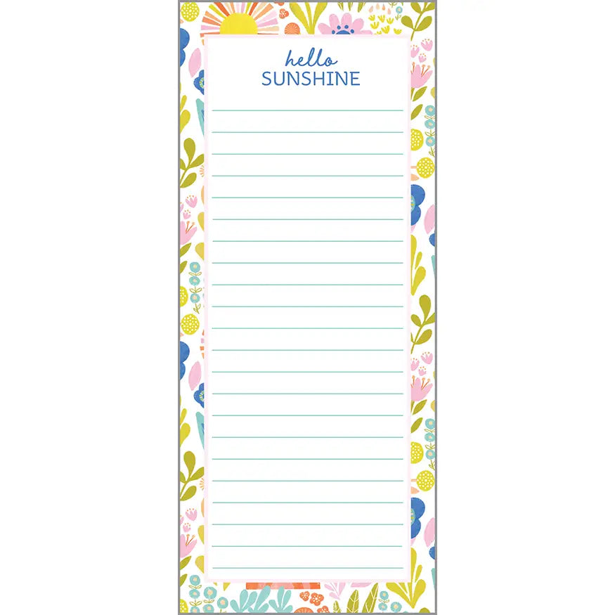 Sunny Days List Pad