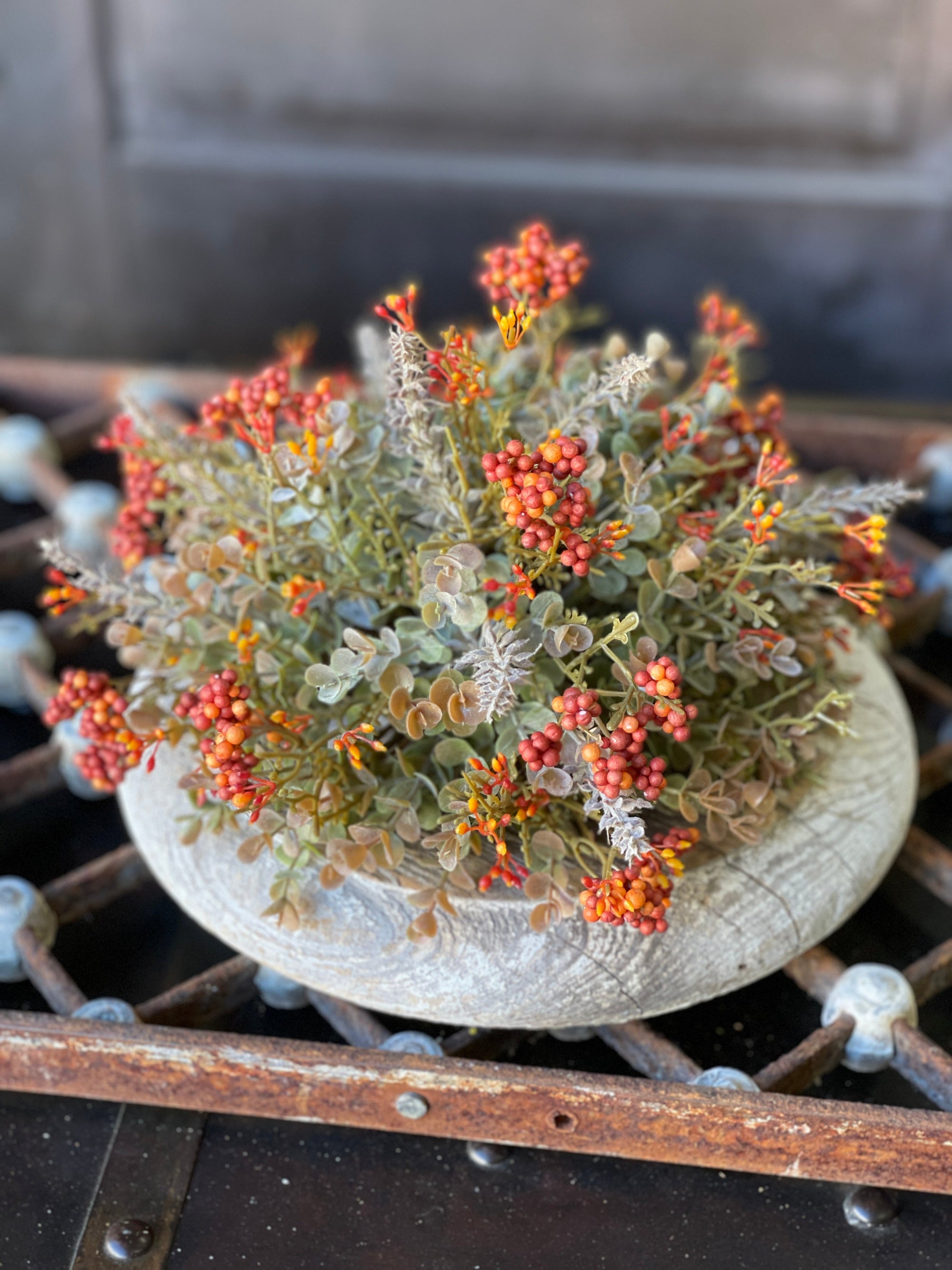 Darby Berry Half Sphere - Pumpkin