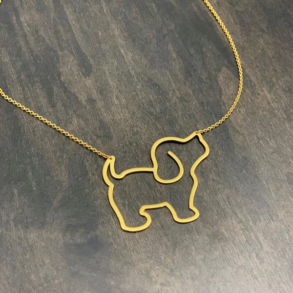 Puppie Love Puppie Necklace