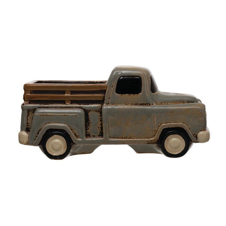 Stoneware Truck - Grey