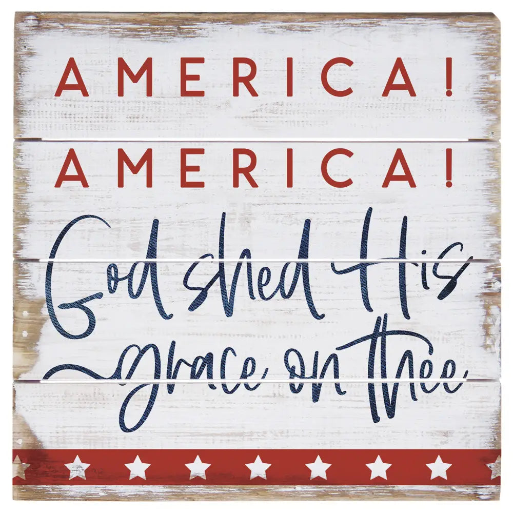 America America Pallet Sign