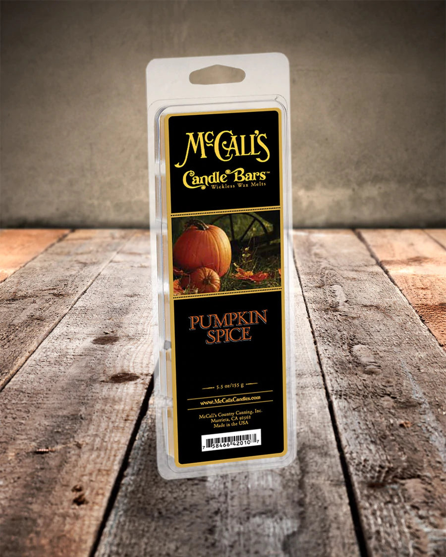 Pumpkin Spice McCalls Candle Bar