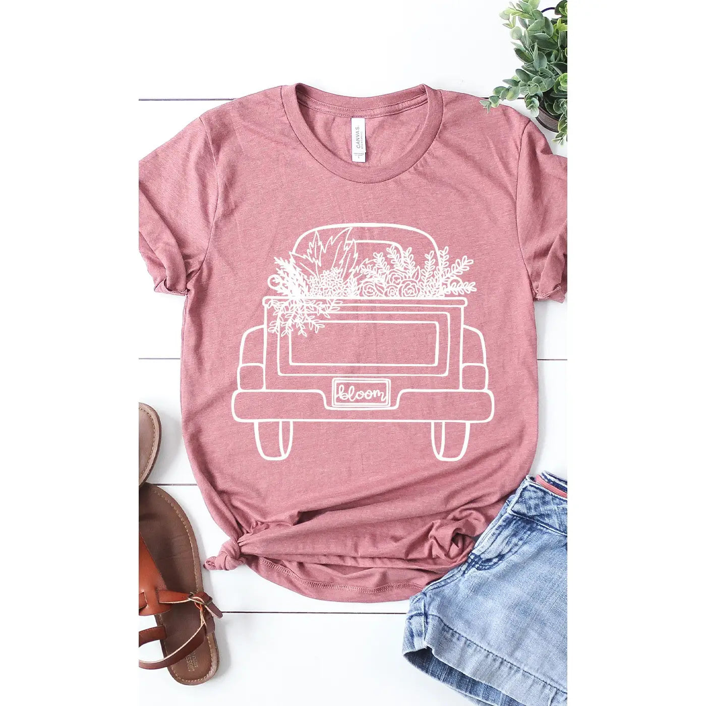 Bloom Flower Truck Graphic Tee