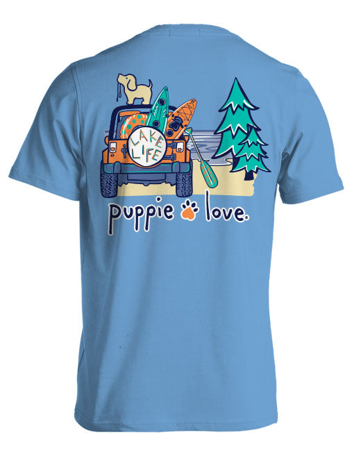 Puppie Love Lake Life Pup Tee