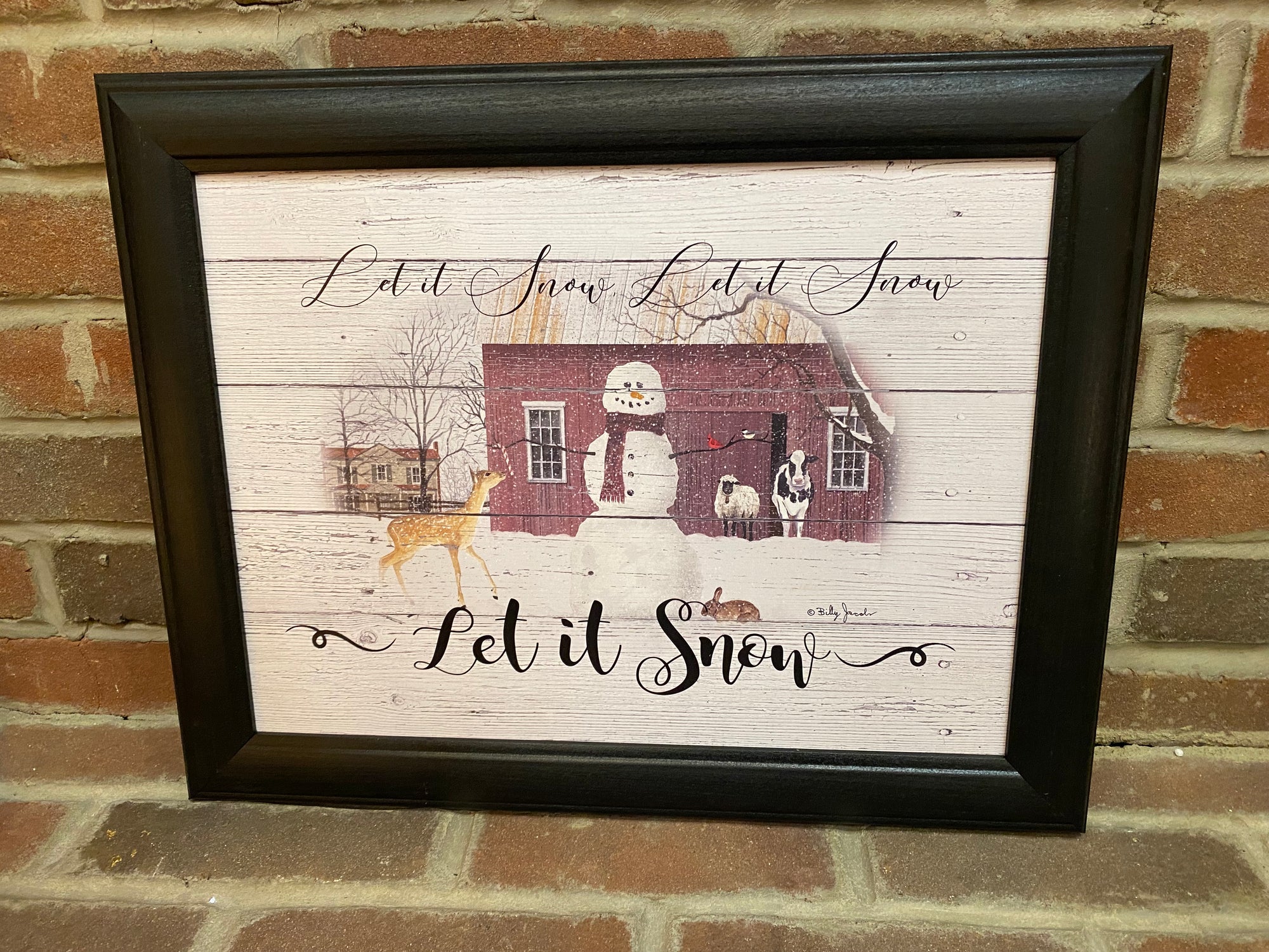 Let it Snow Framed Print