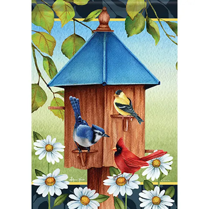 Bird Trio Garden Flag