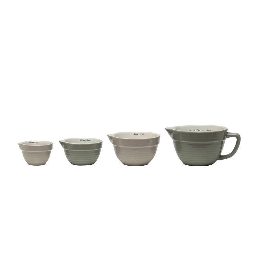 Batter Bowl Measuring Cups - Grey