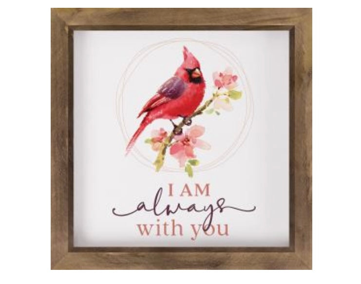 I Am Always With You Framed Print