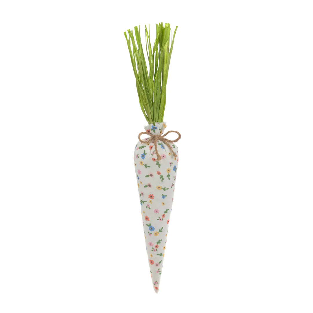 Large Floral Fabric Carrot