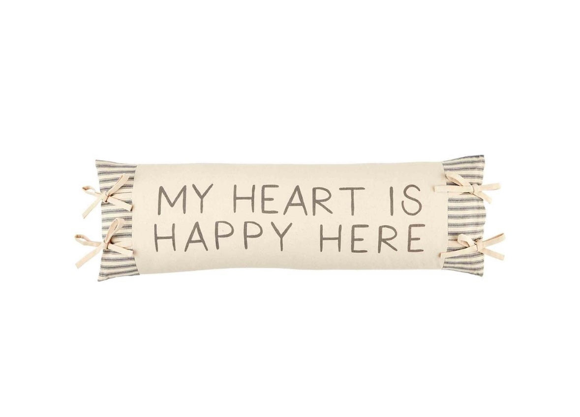 Heart is Happy Long Pillow