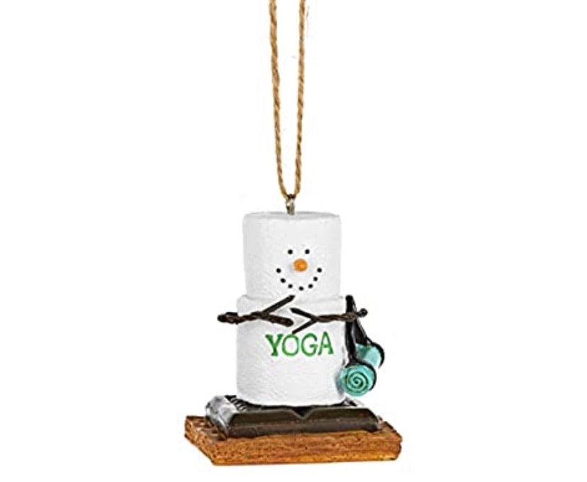 S’mores Yoga Ornament