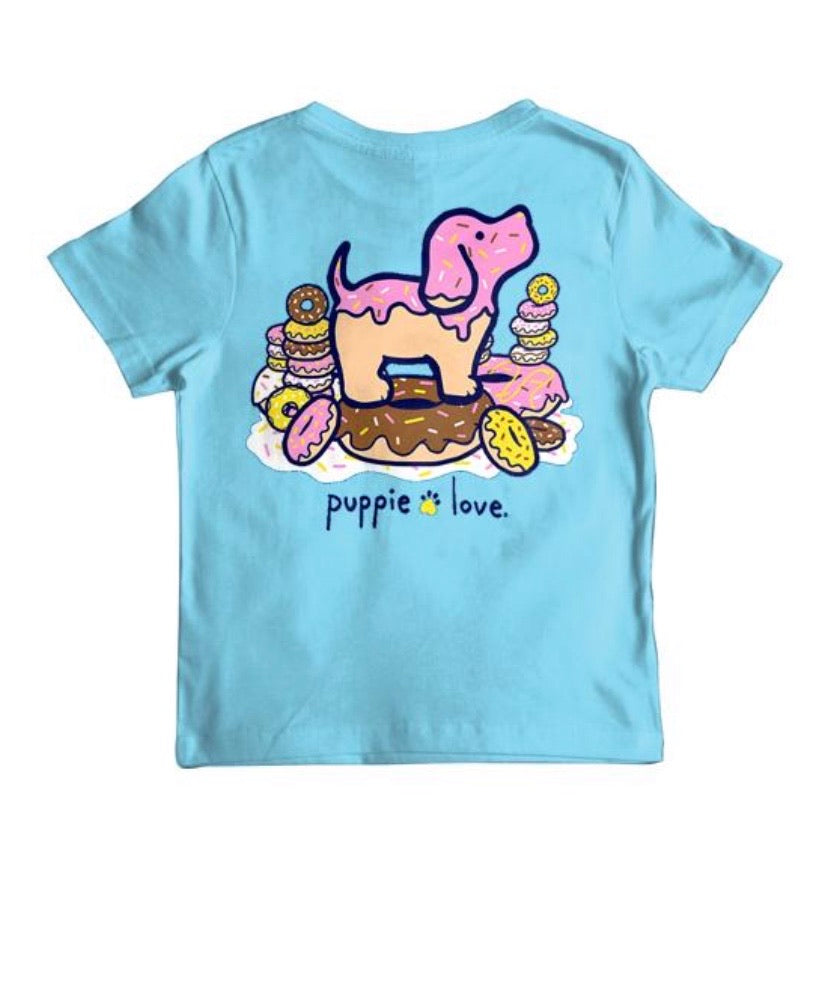 Puppie Love Youth Donut Pup Tee