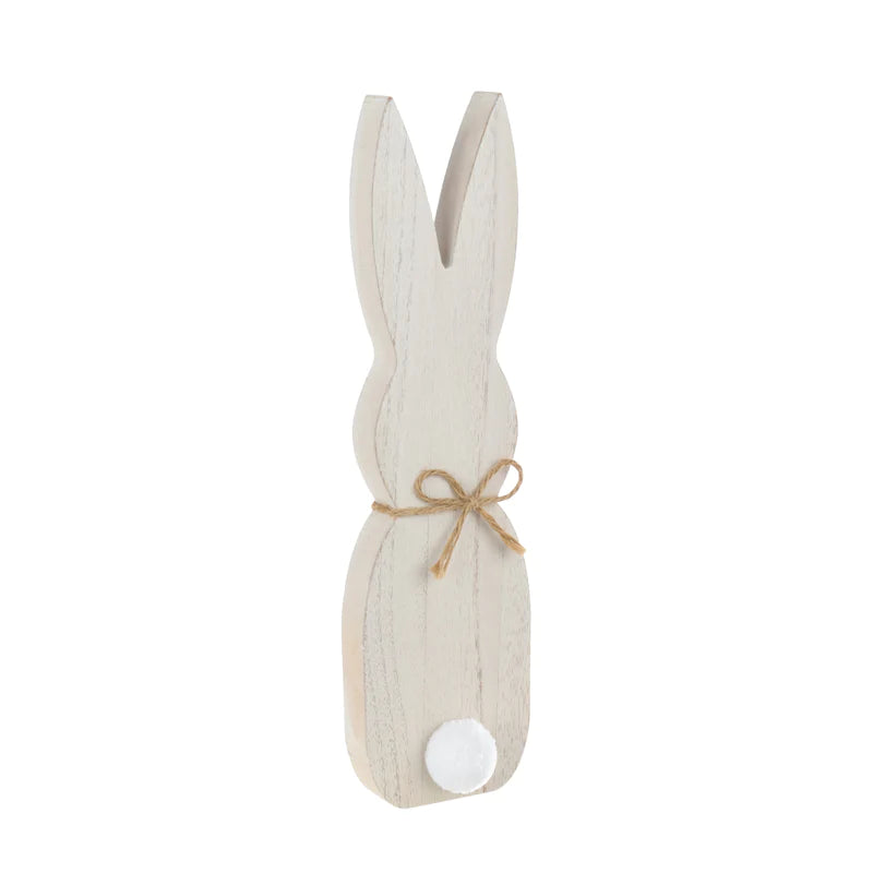 Medium White Washed Tall Bunny