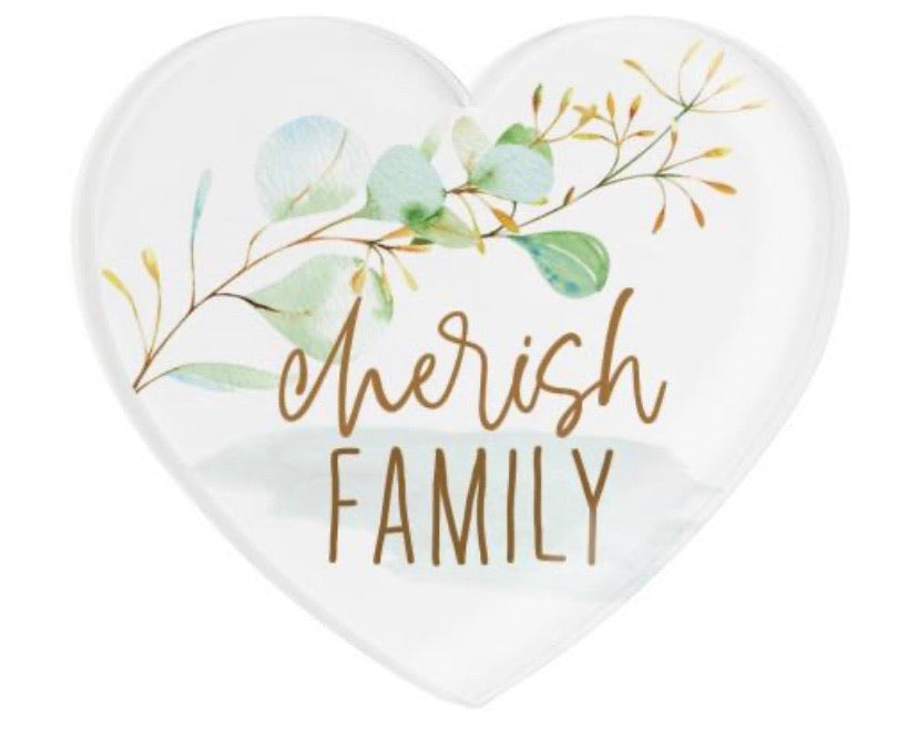 Cherish Family Heart Magnet