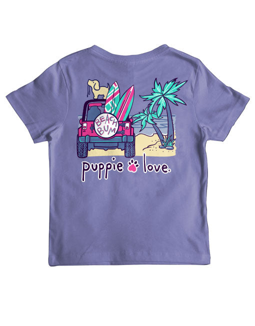 Puppie Love Youth Beach Bum Pup Tee