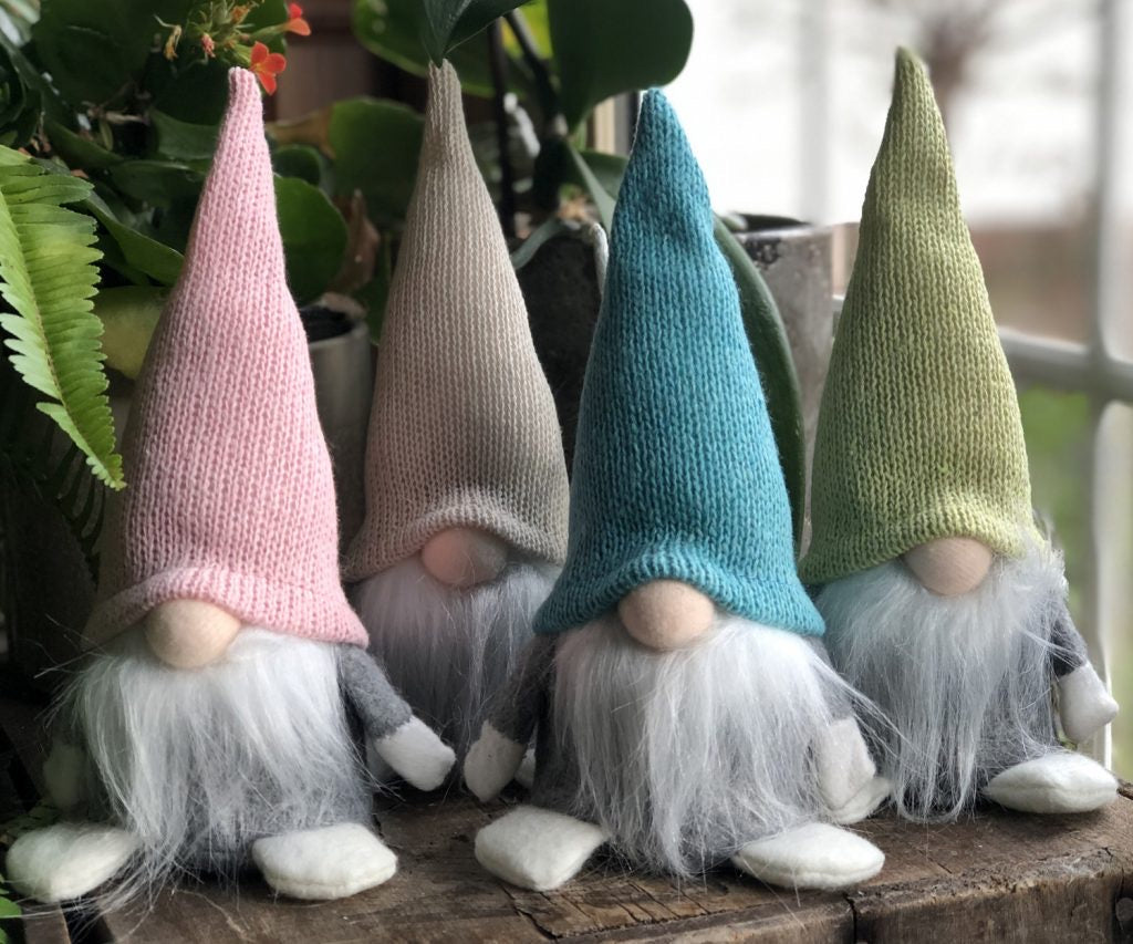 Spring Garden Gnomes with Feet