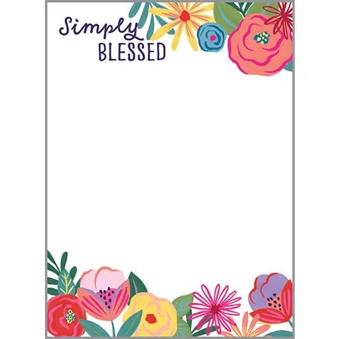 Happy Blooms Memo Pad