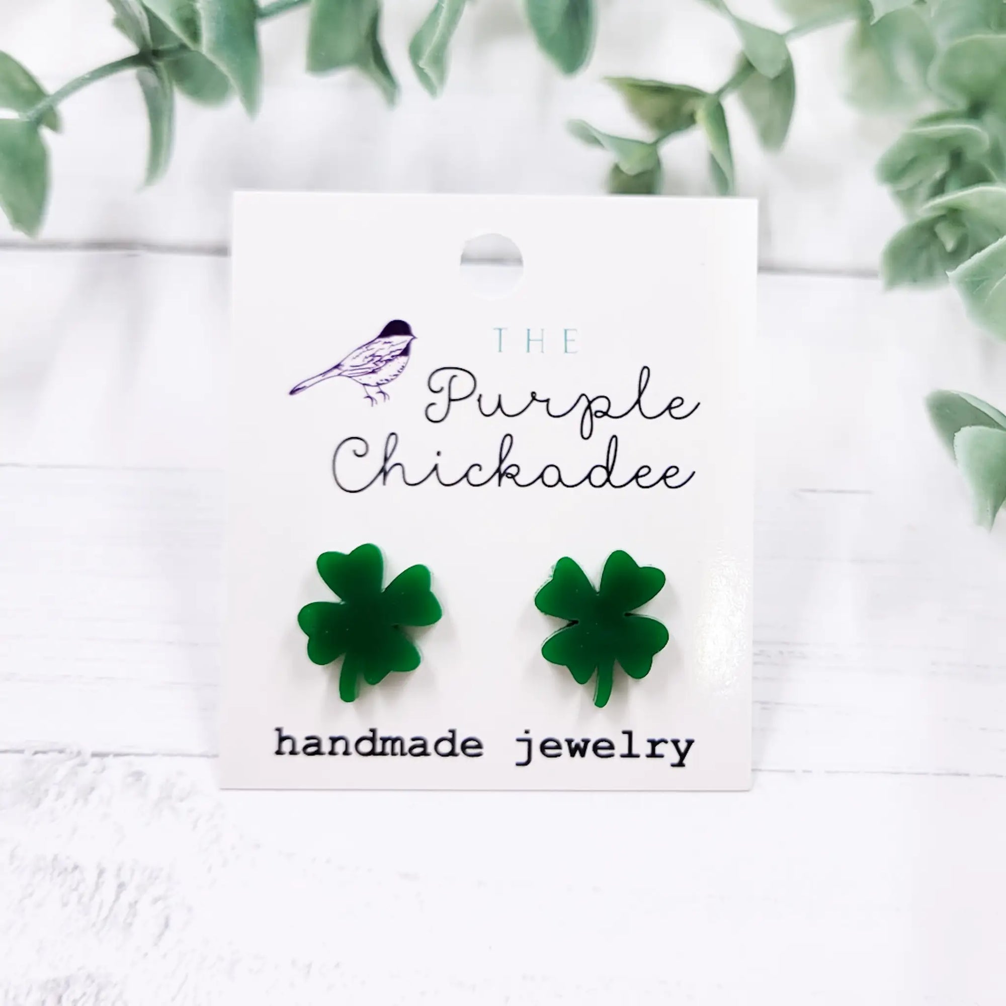 4 Leaf Clover Stud Earrings