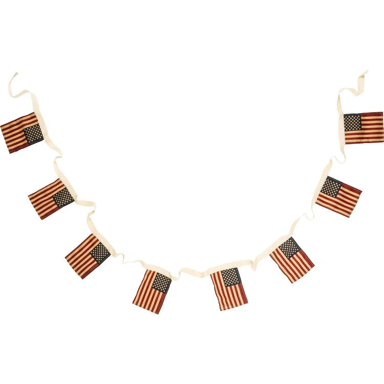 Primitive Flag Garland - Small