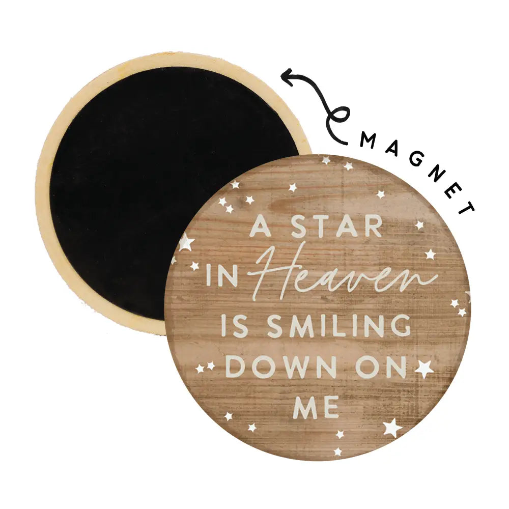 Star in Heaven Round Magnet