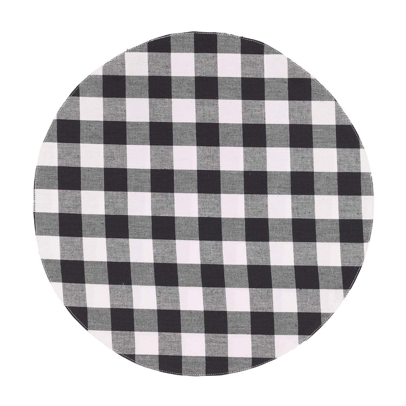 Black Check Mat - 14”