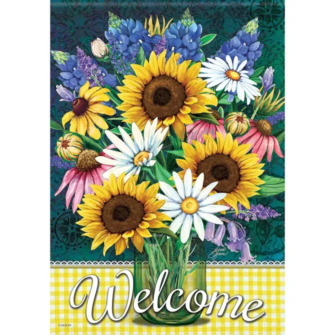 Sunflower Bouquet Garden Flag